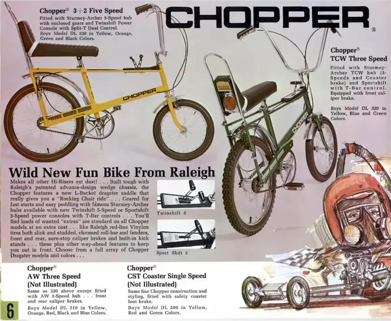 Raleigh 1970 Catalog — Chopper (United States) — page 1 of 1