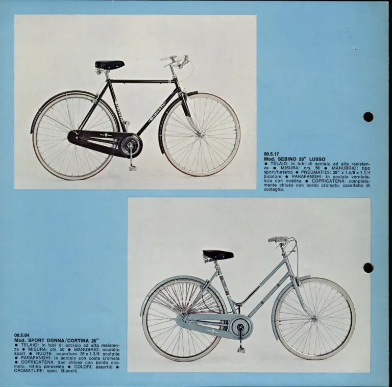 Bianchi 1973 Catalog — Corsa, Sport & Viaggio Bicycles — page 6 of 8