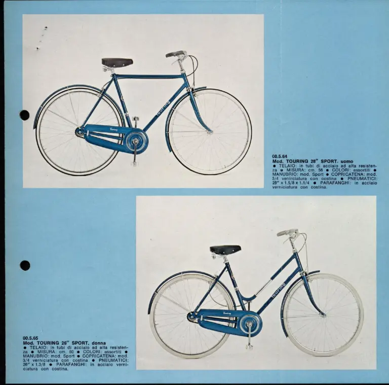 Bianchi 1973 Catalog — Corsa, Sport & Viaggio Bicycles — page 7 of 8
