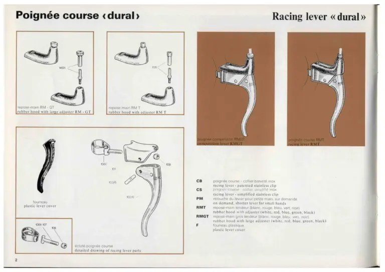 Mafac 1976 Catalog — Brakes & Accessories — page 3 of 21