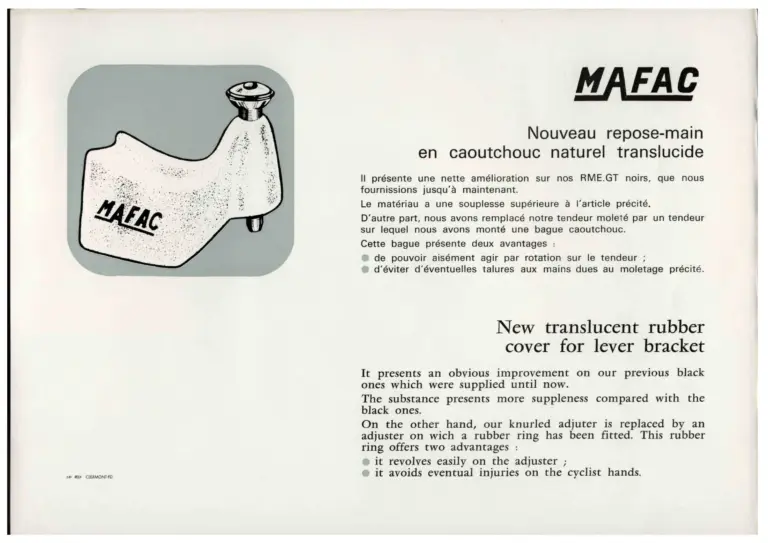 Mafac 1976 Catalog — Brakes & Accessories — page 6 of 21
