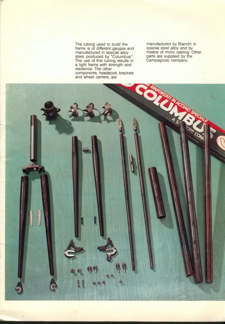 Bianchi 1981 Catalog — Reparto Corse Hand-Made Bicycles — page 4 of 16