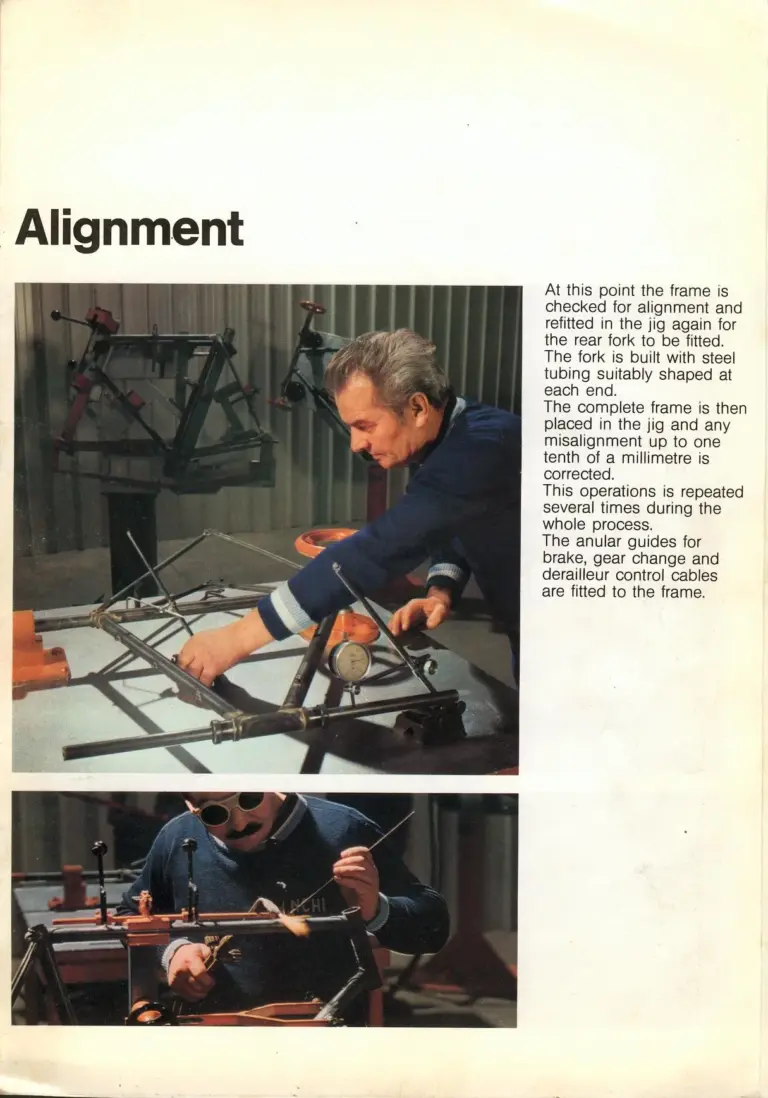 Bianchi 1981 Catalog — Reparto Corse Hand-Made Bicycles — page 6 of 16