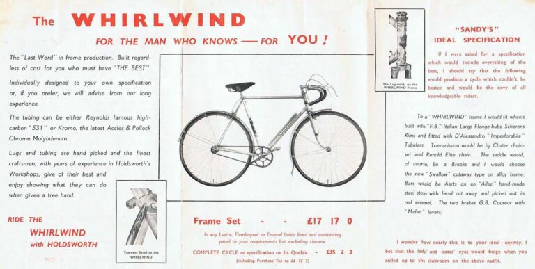 Holdsworth 1952 Catalog — Cycles — page 4 of 4