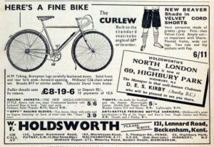 Holdsworth 1936 Advertisement — The Curlew