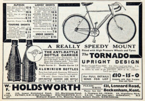 Holdsworth 1936 Advertisement — The Tornado Upright Design
