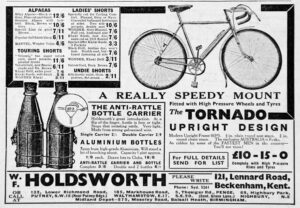 Holdsworth 1936 Advertisement — The Tornado Upright Design