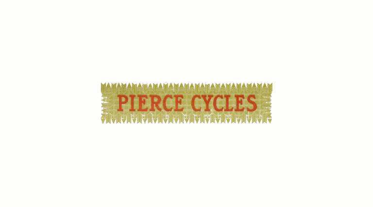 Pierce Cycles wordmark from the 1900 George N. Pierce Company catalogue