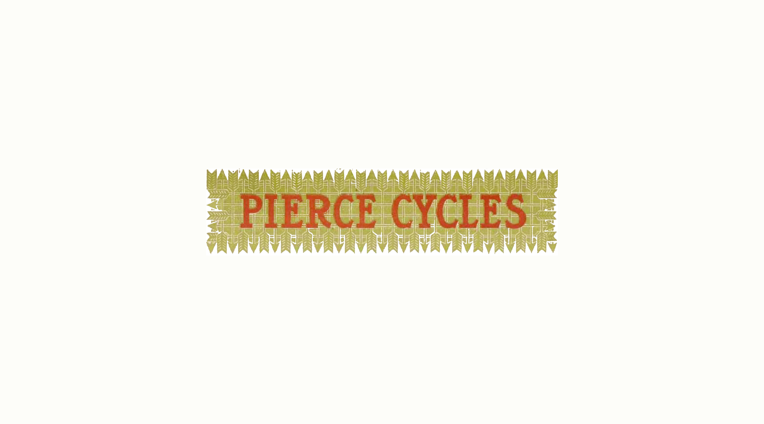 Pierce Cycles wordmark from the 1900 George N. Pierce Company catalogue