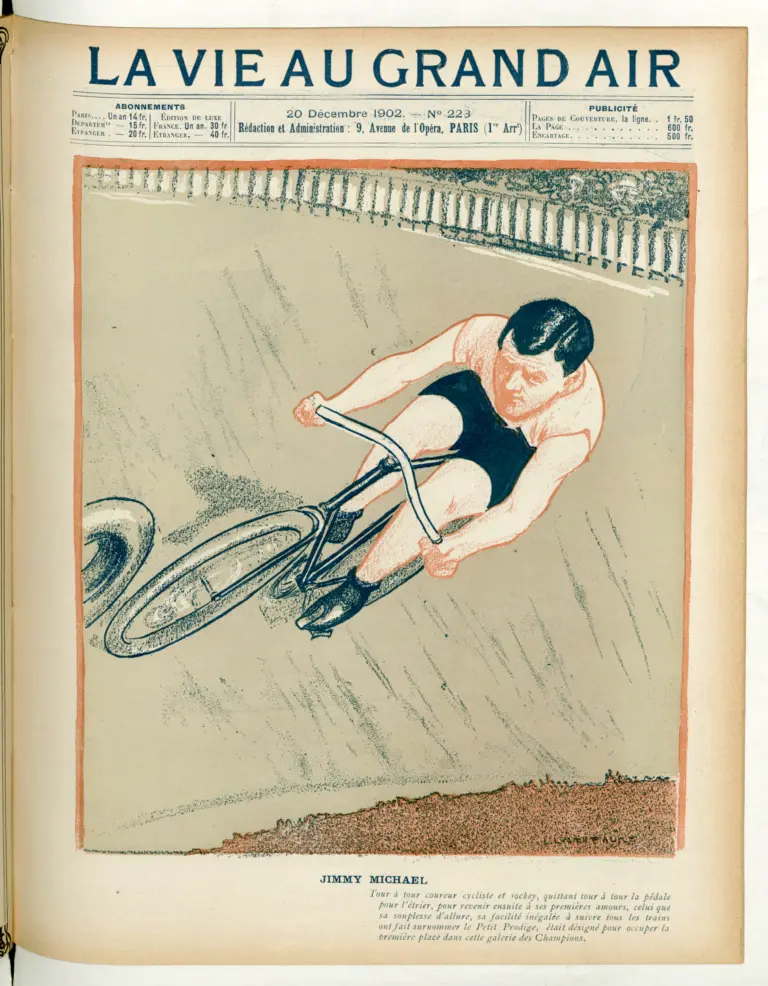 La Vie au Grand Air 20 December 1902 Cover — Jimmy Michael — page 1 of 1