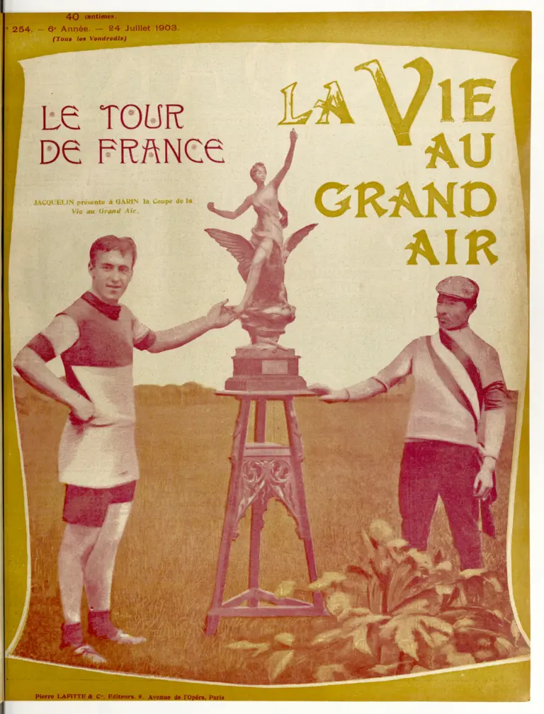 La Vie au Grand Air 24 July 1903 Cover — The Tour de France Cup — page 1 of 1