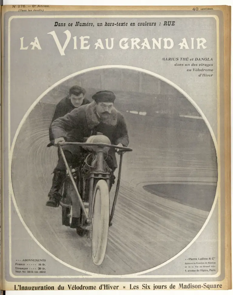 La Vie au Grand Air 24 December 1903 Cover — The Vélodrome d’Hiver Opens — page 1 of 1