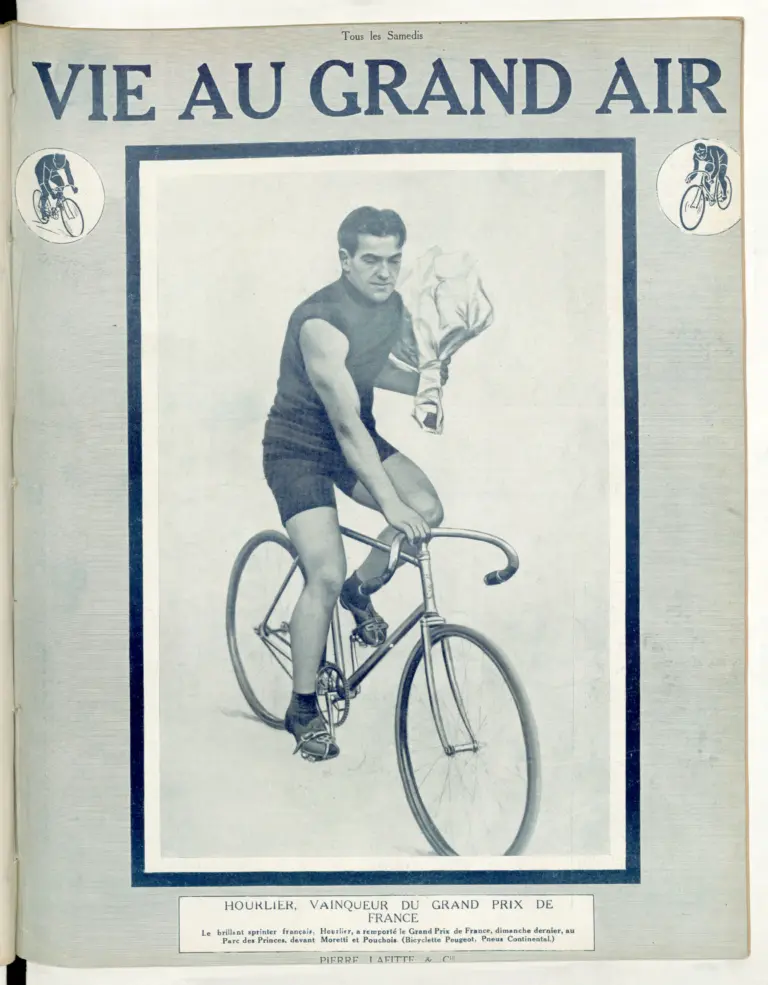 La Vie au Grand Air 28 September 1912 Cover — Hourlier Wins the Grand Prix de France — page 1 of 1