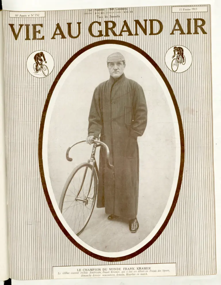 La Vie au Grand Air 15 February 1913 Cover — The World Champion Frank Kramer — page 1 of 1