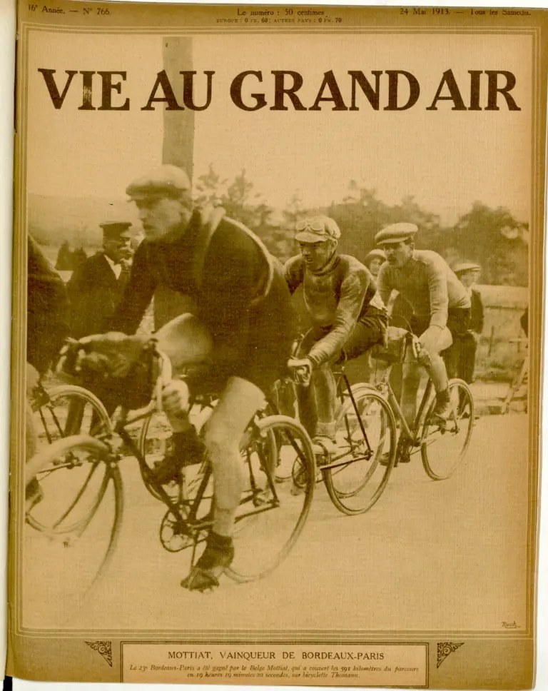 La Vie au Grand Air 24 May 1913 Cover — Mottiat Wins Bordeaux–Paris — page 1 of 1