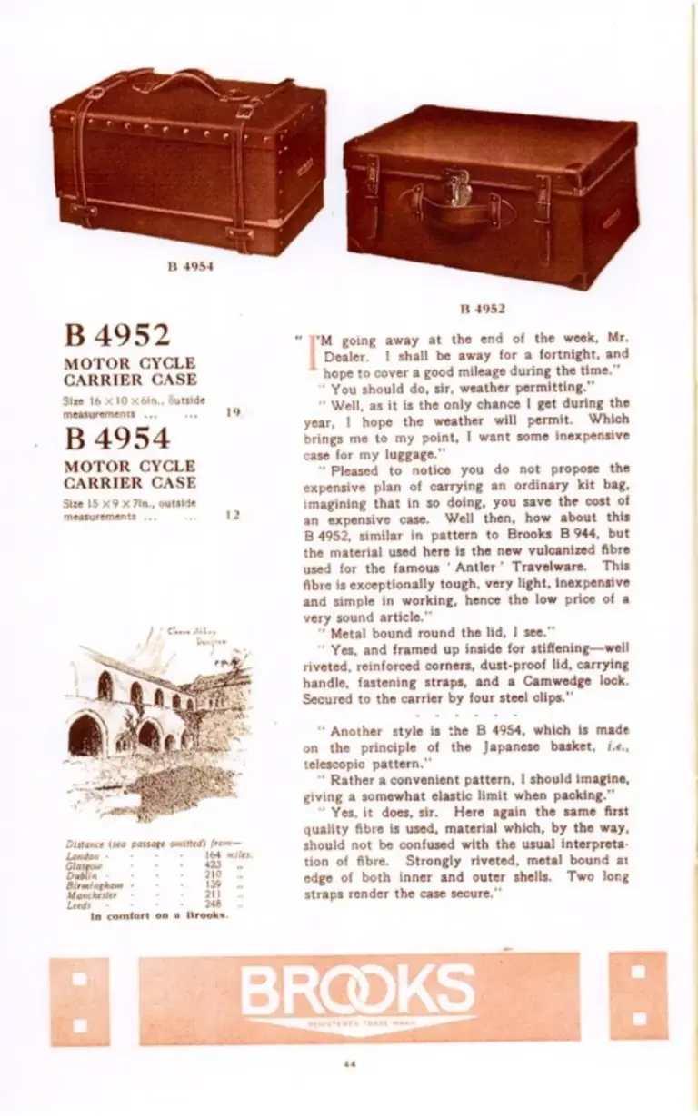 Brooks 1923 Catalog — A Catalogue of Brooks Saddles and Equipment — page 7 of 8