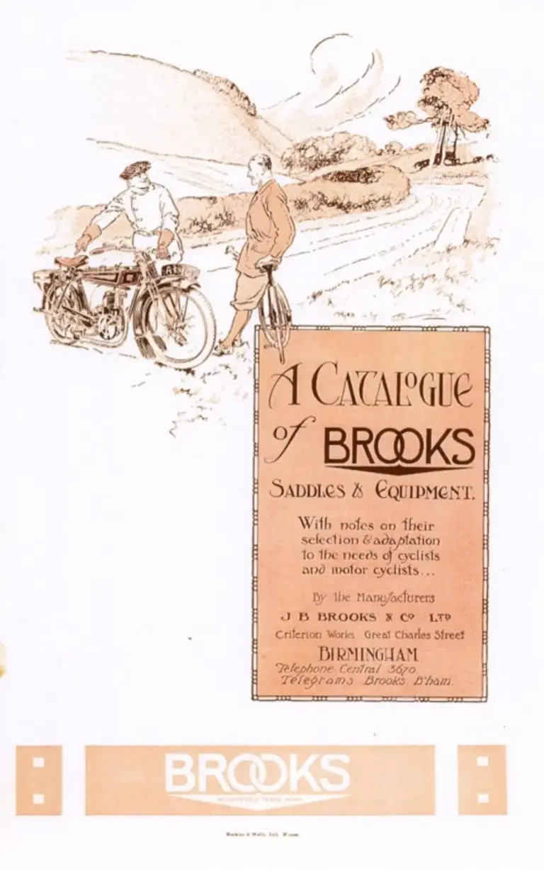 Brooks 1923 Catalog — A Catalogue of Brooks Saddles and Equipment — page 2 of 8