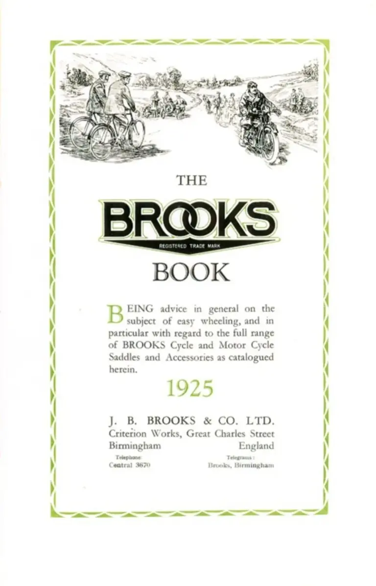 Brooks 1925 Catalog — The Brooks Book — page 2 of 8