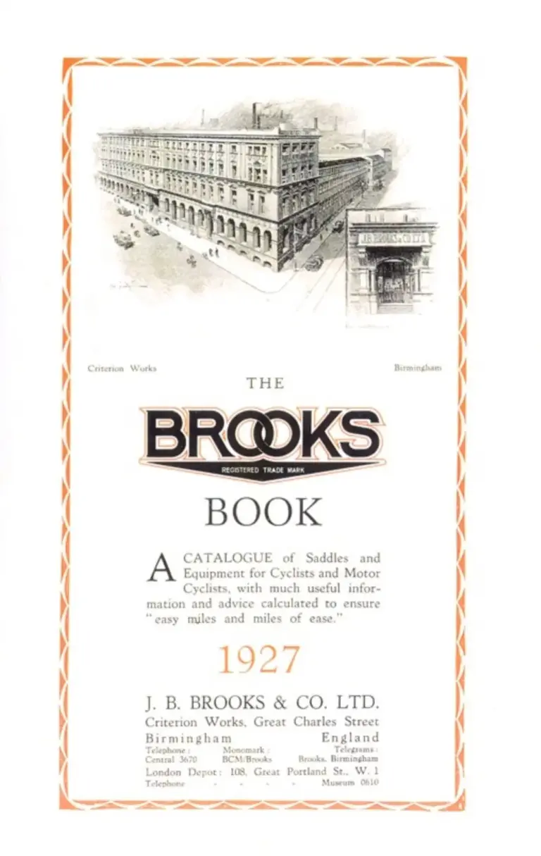 Brooks 1927 Catalog — The Brooks Book — page 2 of 9
