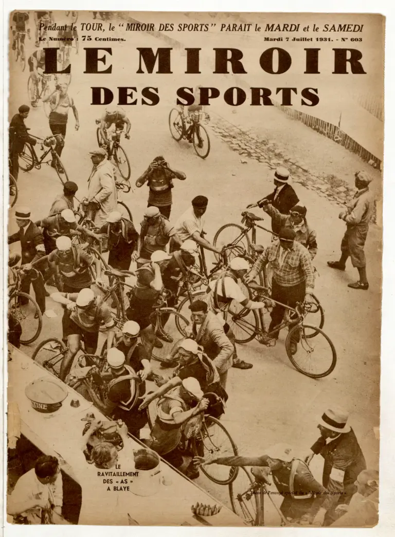 Le Miroir des Sports 7 July 1931 Cover — Feeding the Aces at Blaye — page 1 of 1