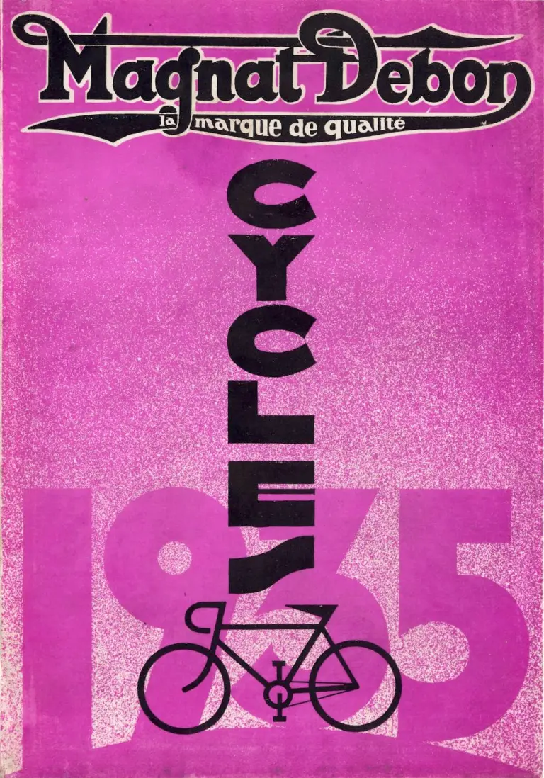 Magnat-Debon 1935 Catalog — Cycles — page 1 of 1