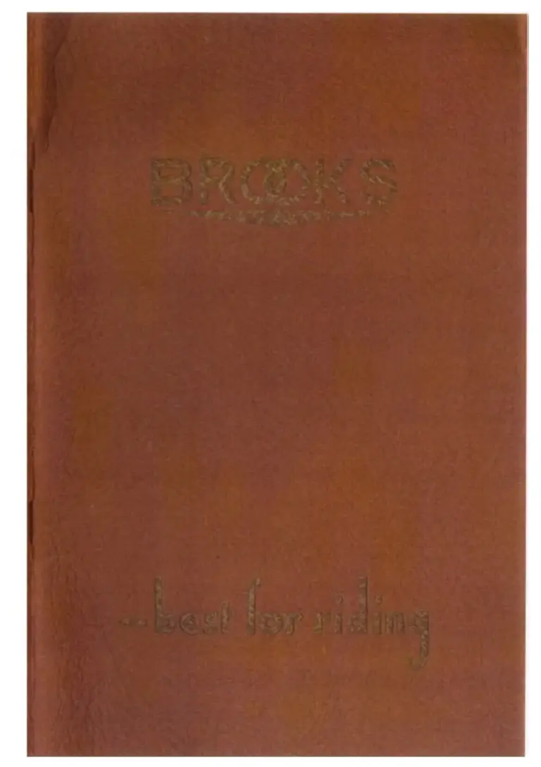 Brooks 1937 Catalog — The Brooks Book of Saddles and Kit (List No. 247) — page 1 of 16