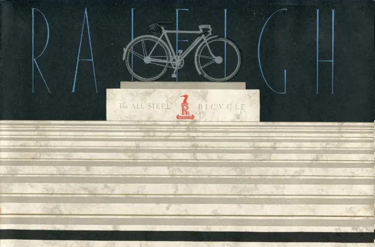Raleigh 1938 Catalog — The All-Steel Bicycle and Its Production — page 1 of 40