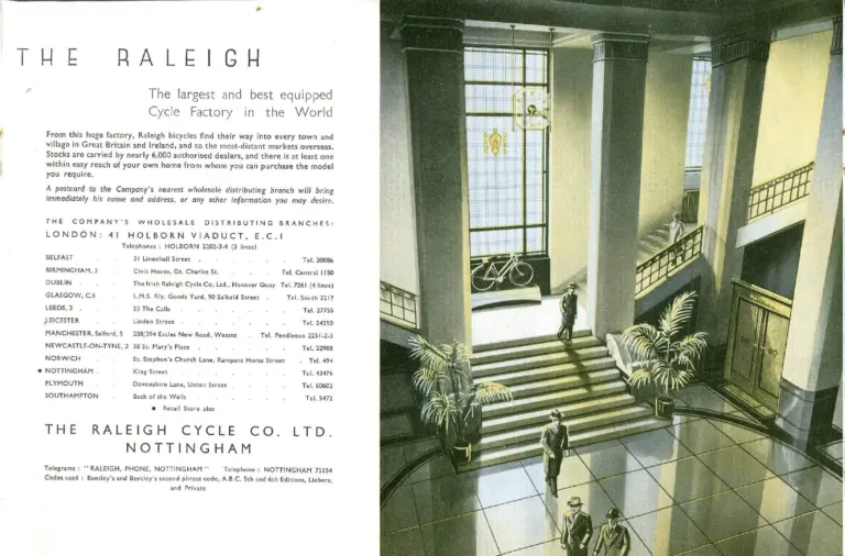 Raleigh 1938 Catalog — The All-Steel Bicycle and Its Production — page 5 of 40