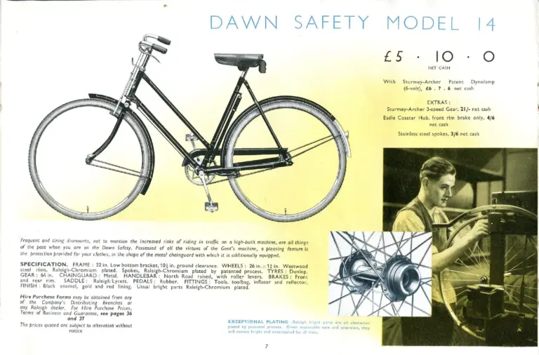 Raleigh 1938 Catalog — The All-Steel Bicycle and Its Production — page 9 of 40