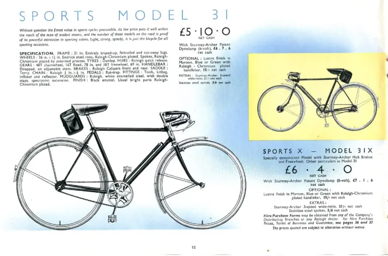 Raleigh 1938 Catalog — The All-Steel Bicycle and Its Production — page 14 of 40