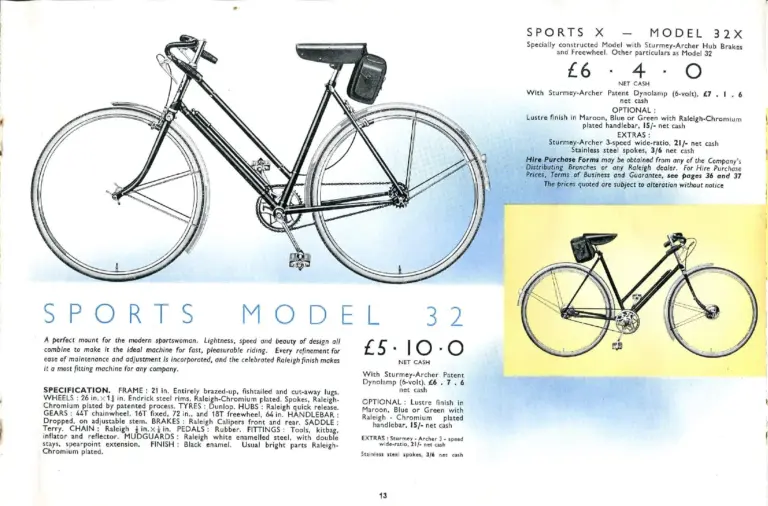 Raleigh 1938 Catalog — The All-Steel Bicycle and Its Production — page 15 of 40