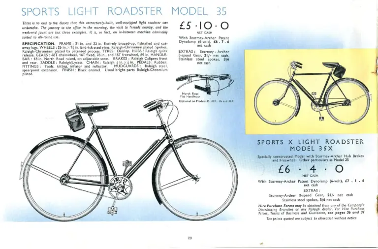 Raleigh 1938 Catalog — The All-Steel Bicycle and Its Production — page 22 of 40