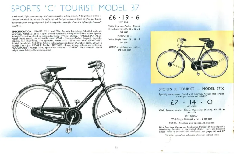 Raleigh 1938 Catalog — The All-Steel Bicycle and Its Production — page 24 of 40