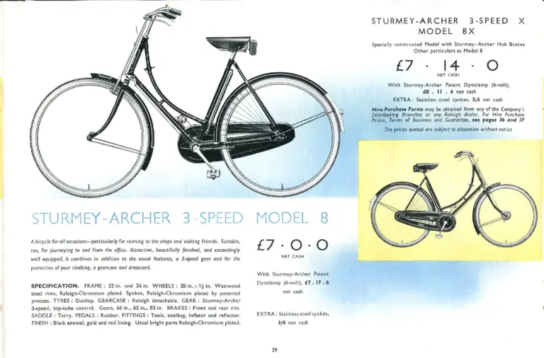 Raleigh 1938 Catalog — The All-Steel Bicycle and Its Production — page 31 of 40
