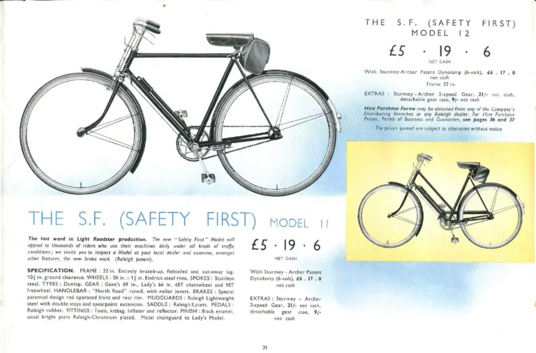 Raleigh 1938 Catalog — The All-Steel Bicycle and Its Production — page 33 of 40