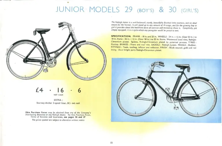 Raleigh 1938 Catalog — The All-Steel Bicycle and Its Production — page 35 of 40