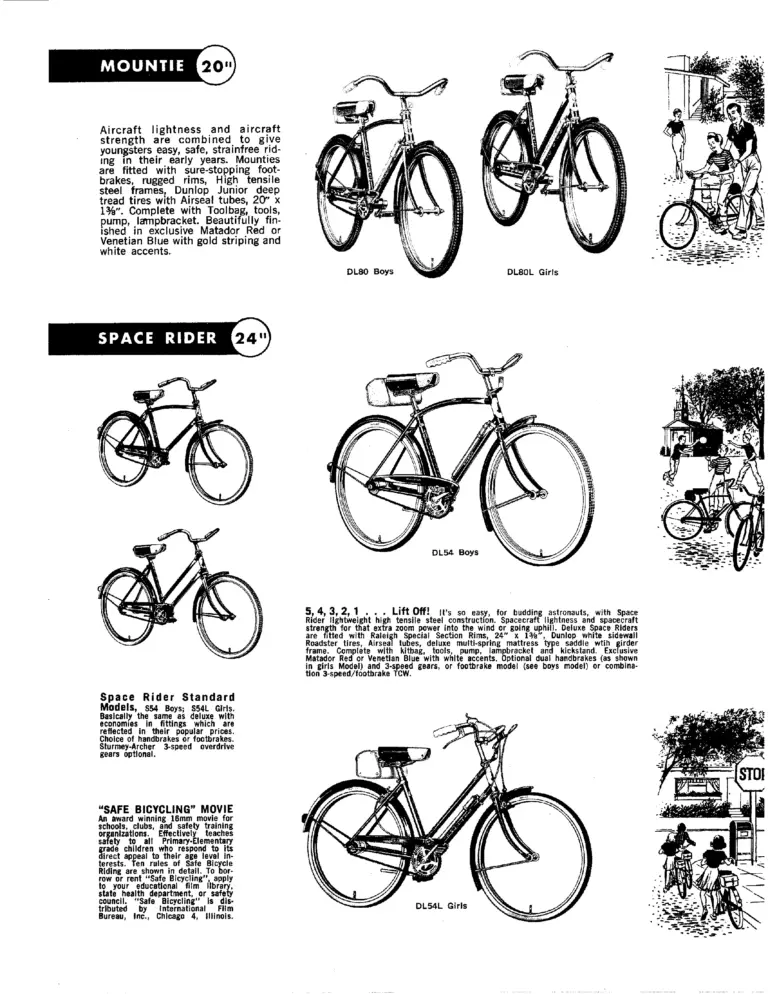 Raleigh 1962 Catalog — Raleigh Goes Places (United States) — page 2 of 6