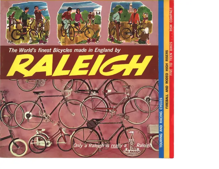 Raleigh 1968 Catalog — The World's Finest Bicycles (United States) — page 1 of 6