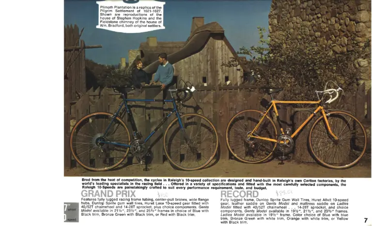 Raleigh 1970 Catalog — The Finest Bicycles Made in England (United States) — page 4 of 5