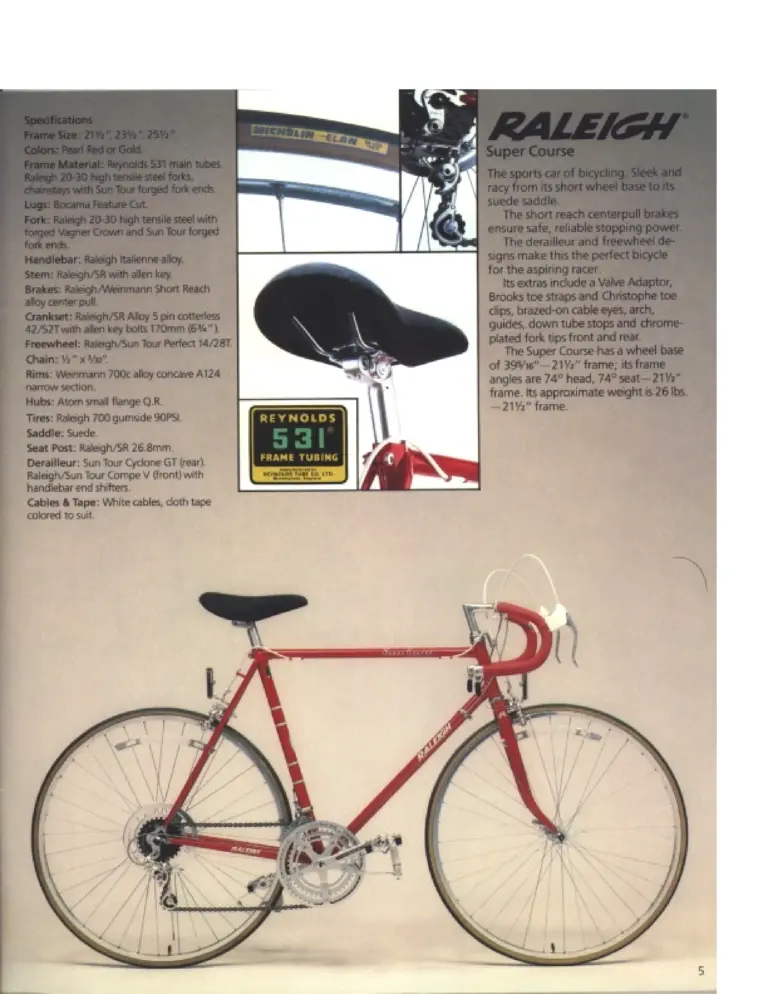 Raleigh 1978 Catalog — Ride With the Winner: Team Raleigh (United States) — page 5 of 6