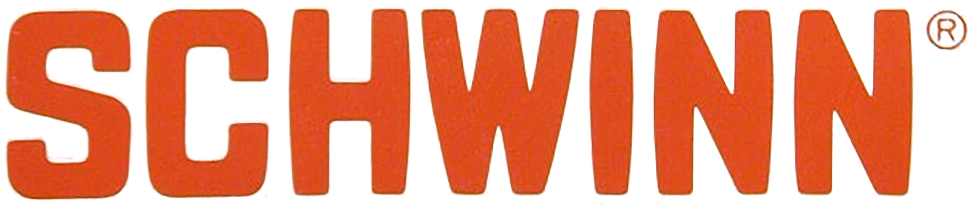 The Schwinn wordmark in bold orange-red block capitals, as printed on the 1978 catalog cover