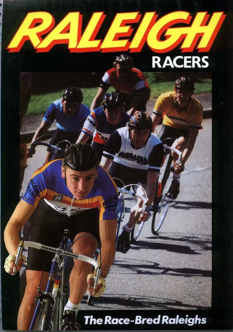 Raleigh 1984 Catalog — Racers: The Race-Bred Raleighs — page 1 of 16