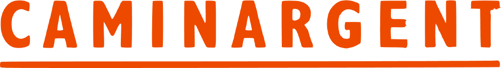 Caminargent logo, the name in spaced orange capitals over a rule