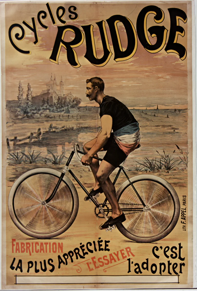 Rudge c.1890 Poster — Cycles Rudge — page 1 of 1