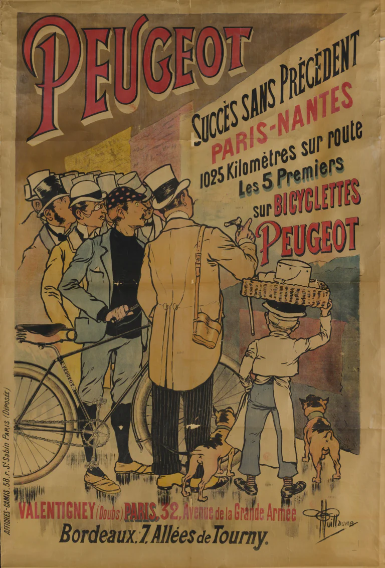 Peugeot c.1895 Poster — Albert Guillaume — page 1 of 1