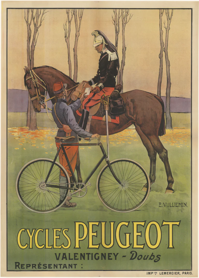 Peugeot c.1895 Poster — Ernest Vulliemin — page 1 of 1