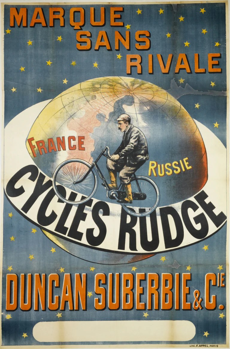 Rudge c.1896 Poster — Marque sans Rivale, France Russie — page 1 of 1