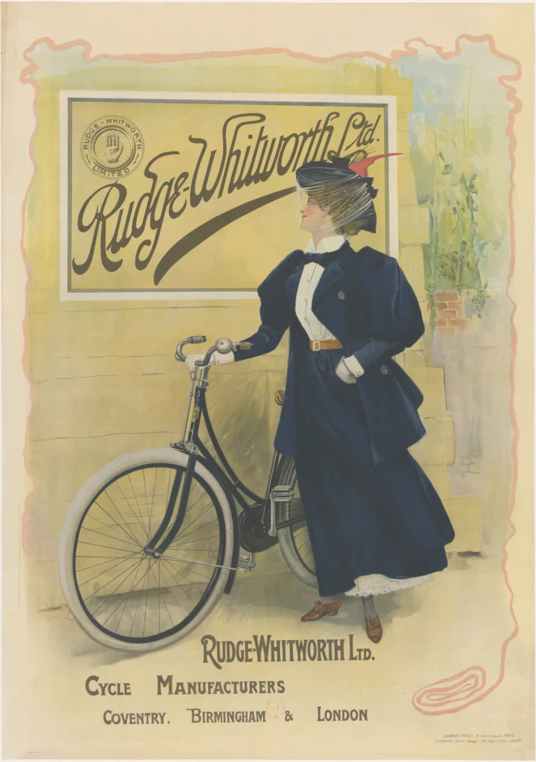 Rudge c.1897 Poster — Rudge-Whitworth Ltd., Cycle Manufacturers — page 1 of 1