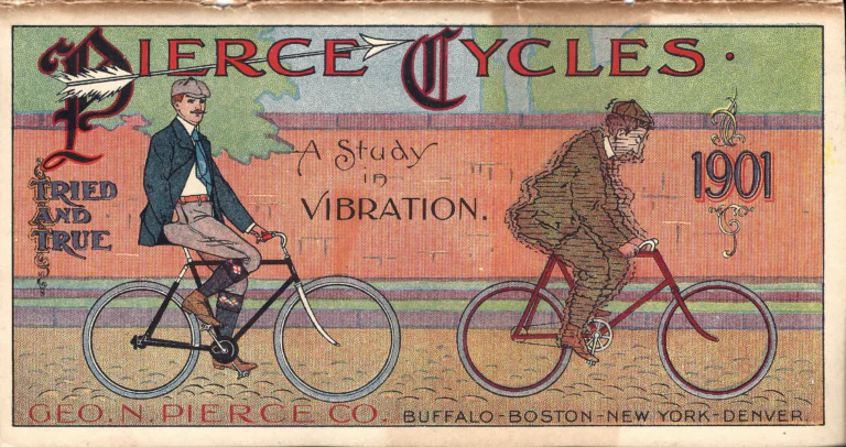 Pierce 1901 Catalog — The Eleventh Annual Catalogue, from the Regular Line to the Cushion Frame Chainless and the Pan-American Special — page 1 of 34