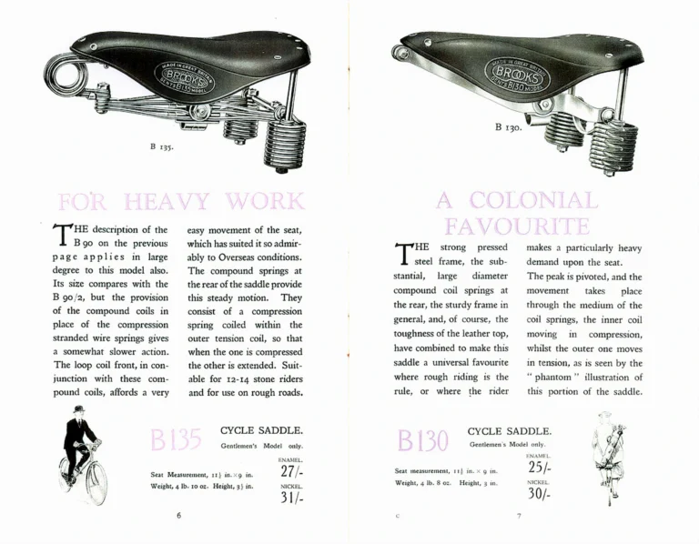 Brooks 1926 Catalog — The Brooks Book of Saddles and Equipment — page 5 of 25